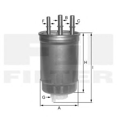 FIL FILTER zp058f -  Топливный фильтр